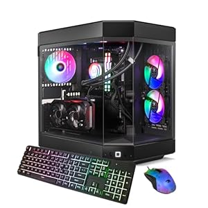 iBUYPOWER Y60 Black Gaming PC Computer Desktop Y60BA9N47TS03 (AMD Ryzen 9 7900X, NVIDIA GeForce RTX 4070 Ti Super 16GB, 32GB DDR5 RGB 5200MHz (16×2), 2TB NVMe, WiFi Ready, Windows 11 Home Advanced)