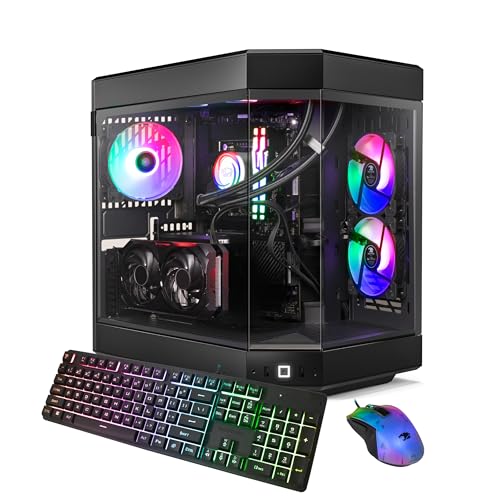 iBUYPOWER Y60 Black Gaming PC Computer Desktop Y60BA9N47TS03 (AMD Ryzen 9 7900X, NVIDIA GeForce RTX 4070 Ti Super 16GB, 32GB DDR5 RGB 5200MHz (16×2), 2TB NVMe, WiFi Ready, Windows 11 Home Advanced)