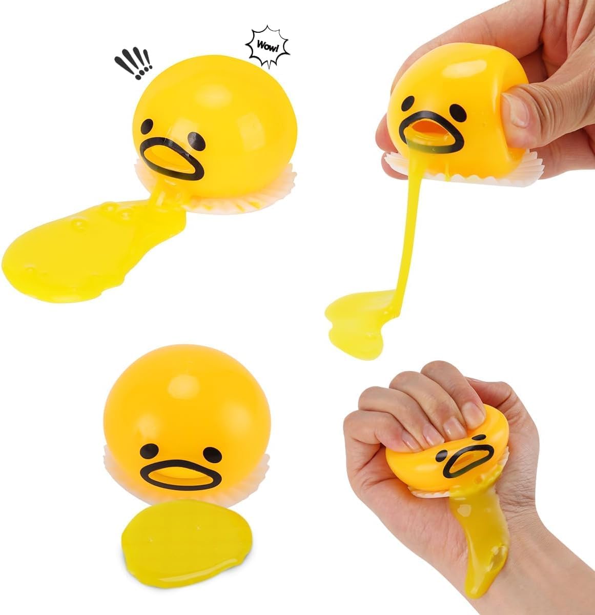 ROMORO Hand Pressing Sucking & Pucking Vomiting Egg Stress Buster Ball Toy for Kids and Adults Random Colours (B0DFYP9LH2) Amazon Price History, Amazon Price Tracker