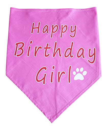 Pet Show Pink Crown Dog Birthday Party Hat With Bandana And Collar Bows Charms Costume Set Reusable Birthday Party Headband Puppies Cat Kitten Hats With 0-9 Figures Charms Grooming Accessories #TOP3