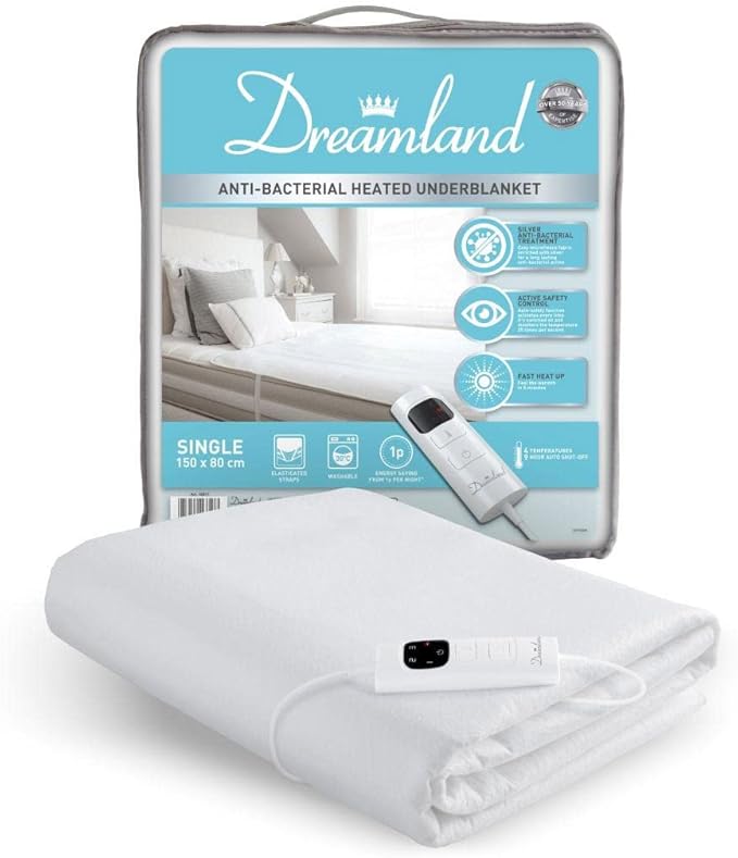 Dreamland Antibacterial Underblanket Single Amazon.co.uk Home
