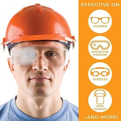 DEFOG IT Anti Fog Concentrate Squeeze Bottle 5 mL (100 Uses) & Microfiber Cloth Travel Kit, Eyeglasses, Lenses, Goggles, Face Shield, Phone Screen, Sports, No Streaks, Professional Grade Formula