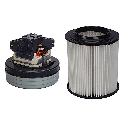 Skat Blast Sandblast Cabinet Vacuum Motor 6008-00 Bundled with Skat Blast HEPA Filter Cartridge 6011-HEPA