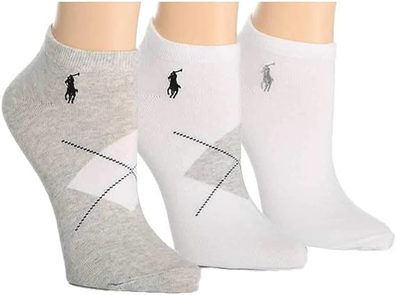 Amazon Polo Ralph Lauren ポロ ラルフローレン レディース くるぶし ソックス 3足セット 7472pk Grywh 024 23 0 26 5cm 並行輸入品 靴下 通販