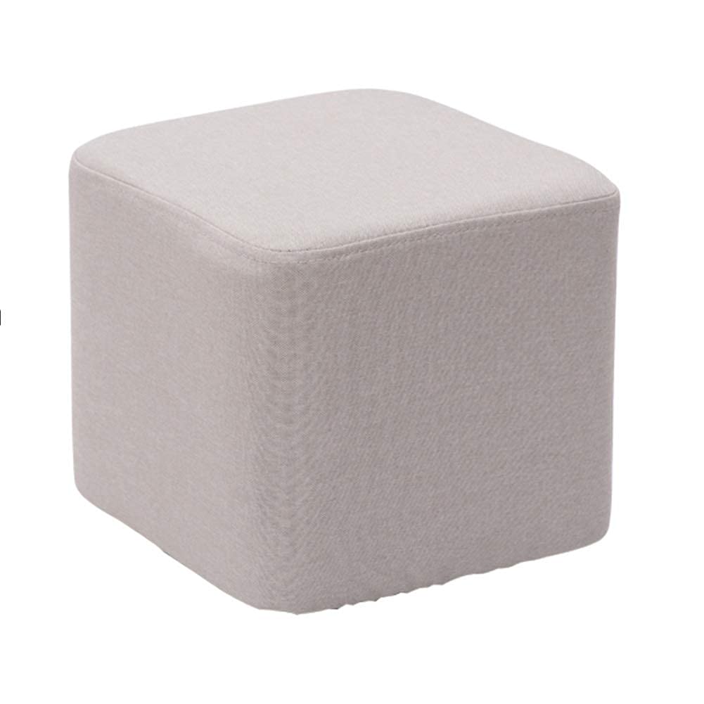 Pouf et repose-pieds amovible lavable 3 tailles et 2 couleurs