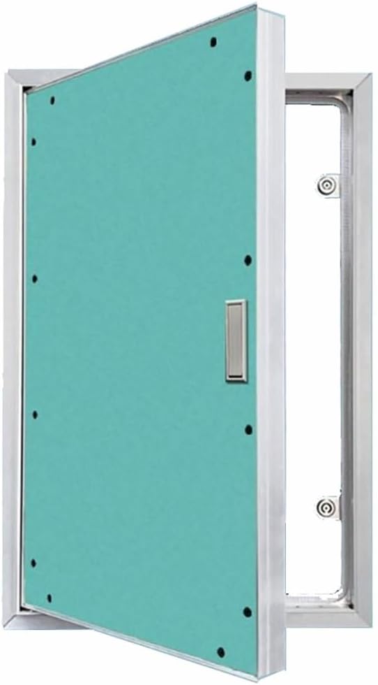 Heavy Duty Handle-Type Concealed Access Door, Aluminum Alloy Silent Gypsum Board Maintenance Door for Home/Commercial External Unit(24x71 in/61x180.3 cm)
