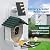 Smart Bird Feeder with Camera Solar Powered & AI Bi rd Identification, 2.4Ghz WiFi Bird feeders for Outdoors, 2K Live Video, Instant Arrival Alerts - Best Gifts for Bi rd Lovers - Green