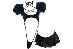 Anime Lingerie Bodysuit and Skirt