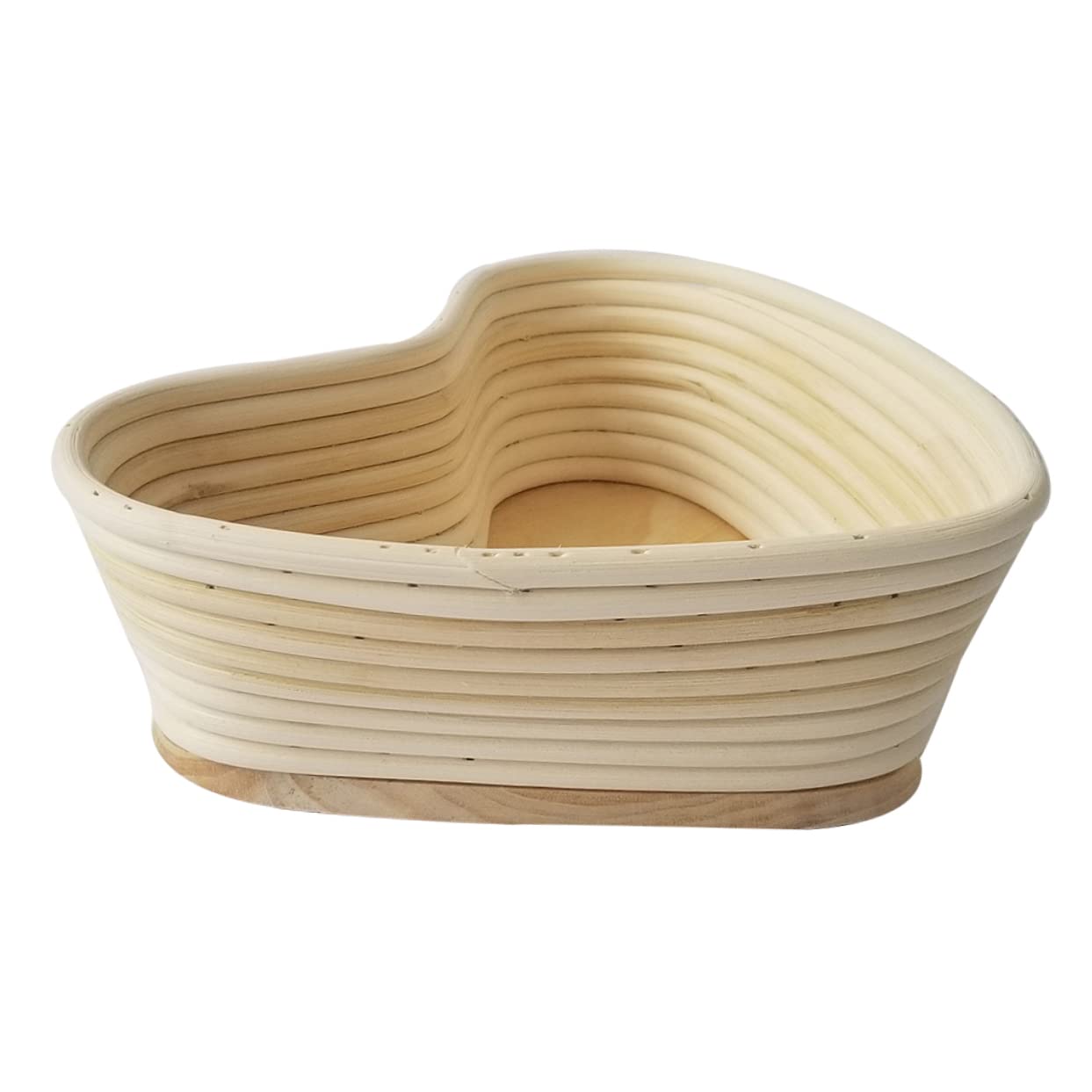 Cestino di Lievitazione in Vimini a Cuore 21, 5x19 Cm