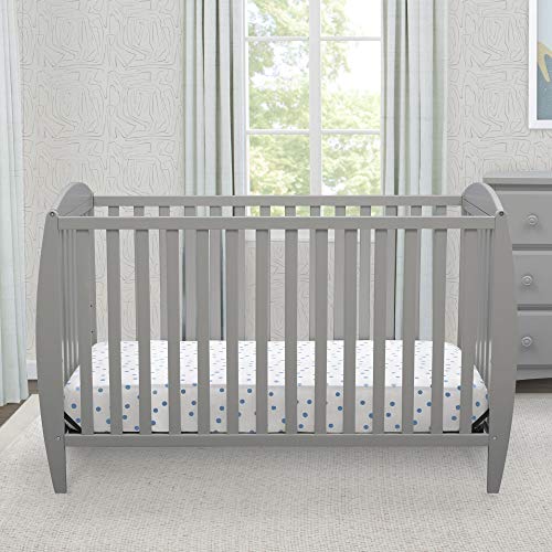 Delta-Children-Taylor-4-in-1-Convertible-Baby-Crib-Easy-to-Assemble-Sustainable-New-Zealand-Wood-Grey