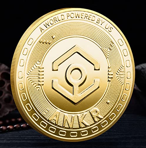 Pièce ANKR édition 2022 Crypto Coins Crypto-Monnaie Bit Coin préféré Pièce Commémorative Physique - 2 Pièces Cover