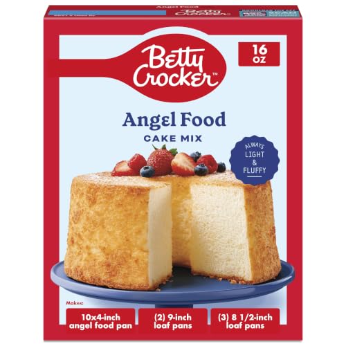 Betty Crocker Angel Food Cake Mix, Just Add Water, 16 oz