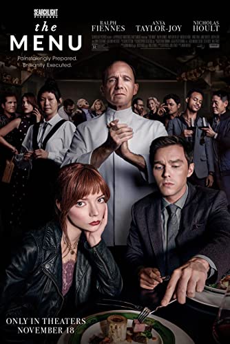 THE MENU MOVIE POSTER 2 Sided ORIGINAL FINAL 27x40 ANYA TAYLOR-JOY RALPH FIENNES