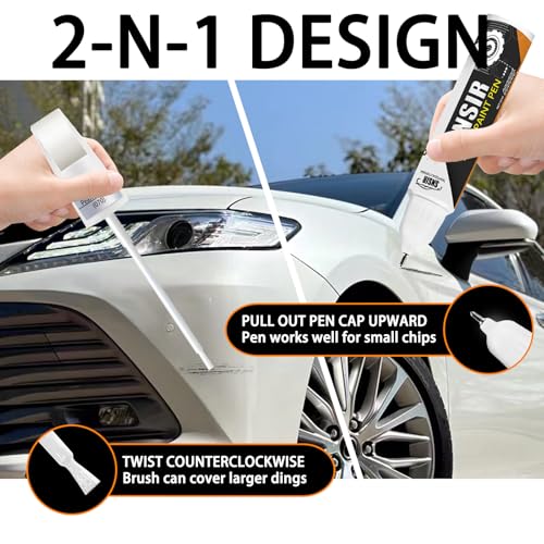 Image of Car Touch up Paint(3U5 Supersonic Red) Compatible with Toyota, Car Paint Pen Scratch Repair Two-In-One Touch Up Paint, Premium Car Scratch Remover for Deep Scratches