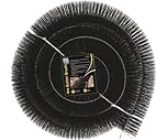 ZYBUX - Gutter Brush Bristle Brush Gutter Guard Leaf Debris Filter | Easy Installation and Adapting to Size Drain Down Pipe Gutter Cleaning Tools Black 4 METRE