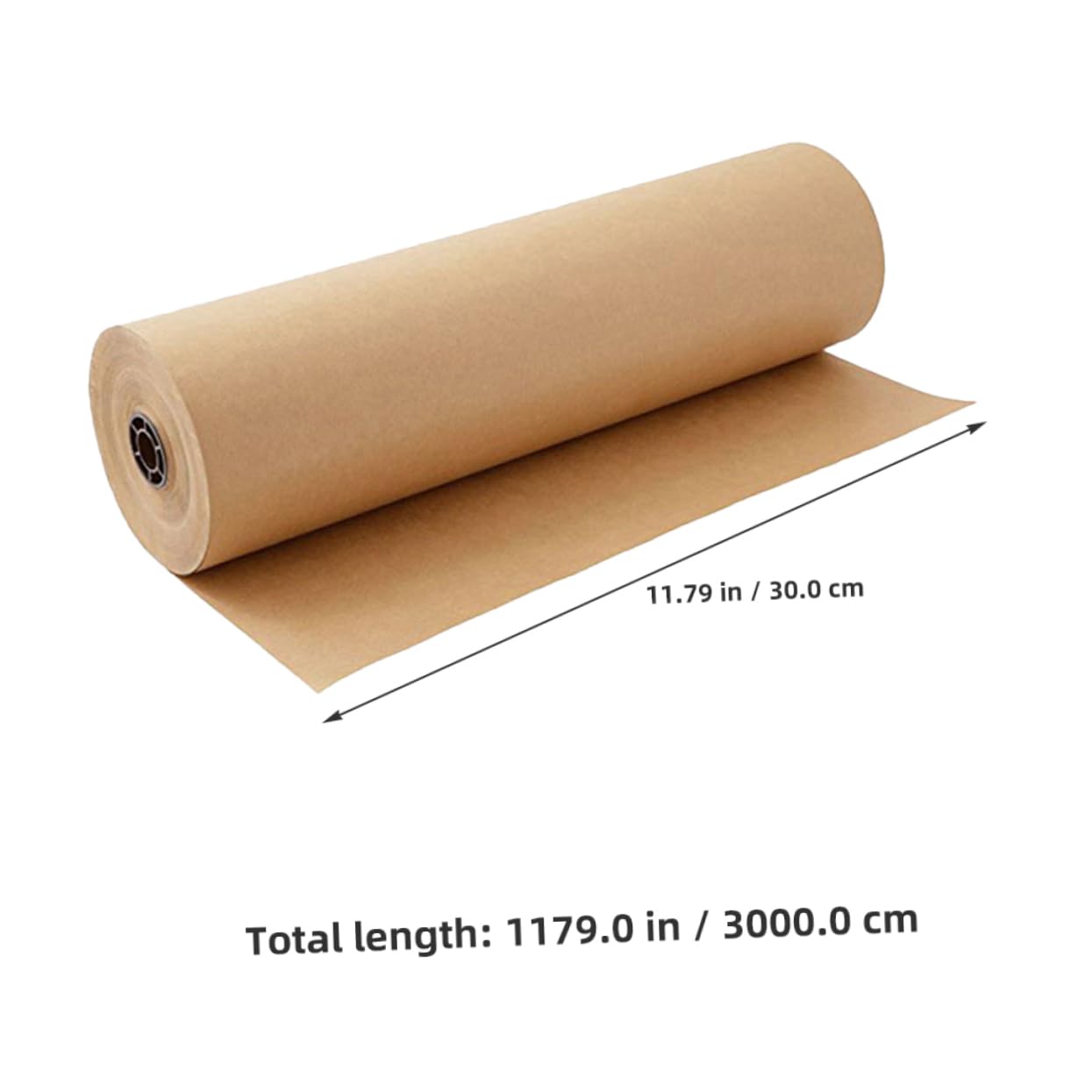 Rouleau de Papier Kraft Brun pour Emballage, Lot de 2 Rouleaux | Usage Polyvalent, Facile à Utiliser, pour Couverture et Usage Personnel, Format Rouleau Pratique