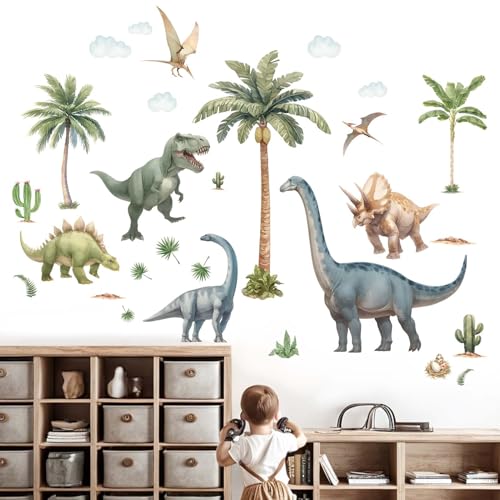 Vinilos decorativos dinosaurio grande para pared miniatura 3