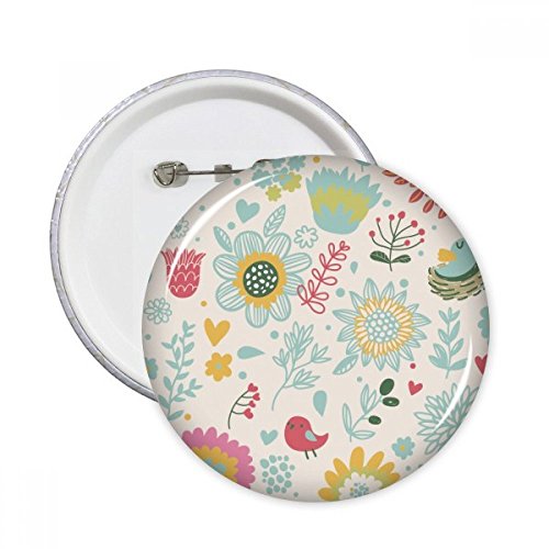 Vêtement trop simple ? Adoptez le badge pins tournesol bouton rond multicolore pour le relooker
