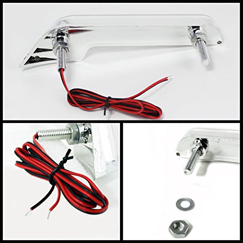 Xtune Euro Style Tail Light For Chevy Suburban 1500 2500 00-06 - Tahoe 00-06 - Chrome Clear #TOP3