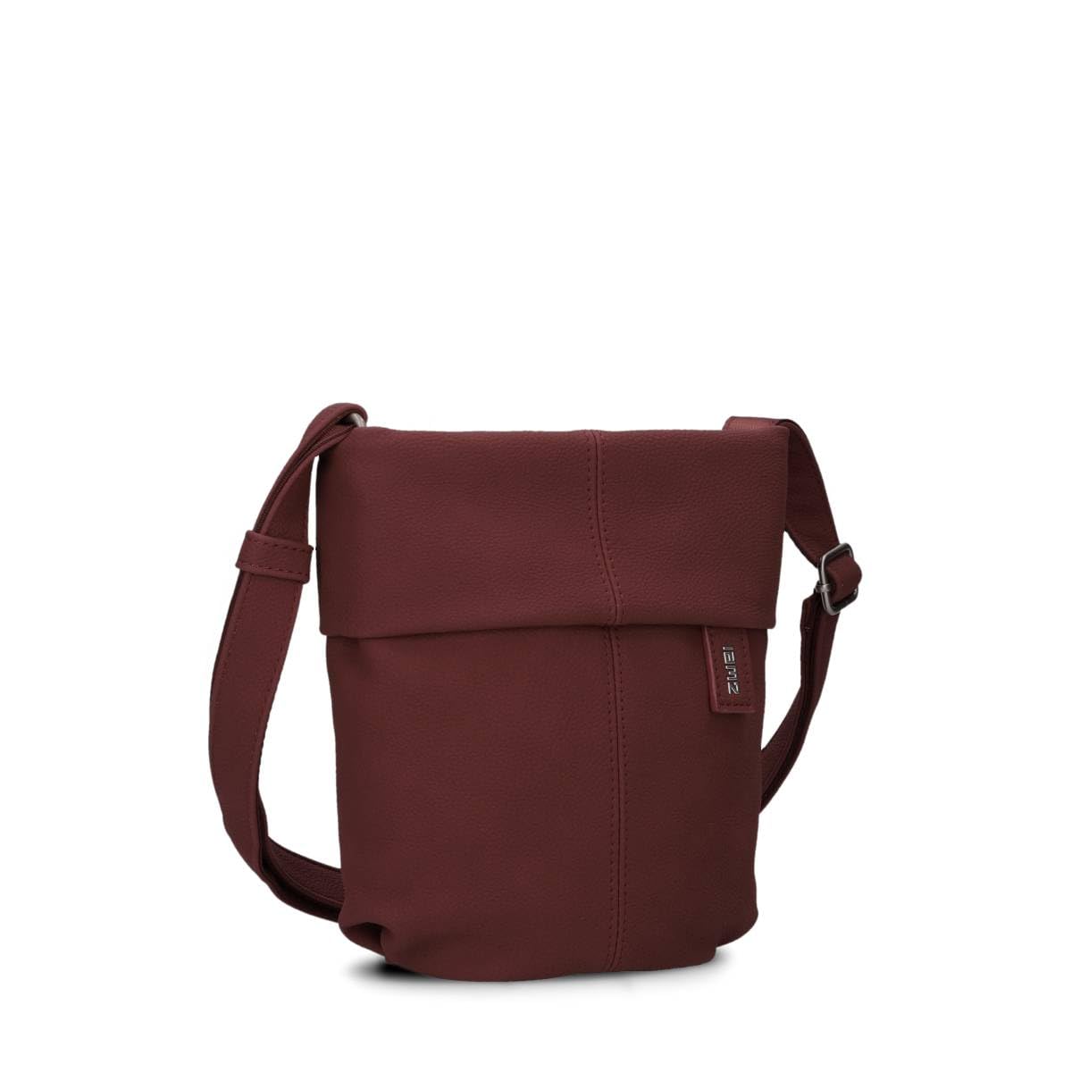 MADEMOISELLE.M Zwei Kleine Damen Handtasche Mini-Bag 2-Liter Rubin Produktbeschreibung