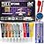 Coconix Tile & Stone Repair Kit with Epoxy Putty Stick, Fix Cracked Porcelain, Ceramic, Fiberglass, Super Strong Adhesion, Color Match for Any Floor & Wall Mosaic, Fast-Drying, Seamless,Durable Repair (Multi-colored)