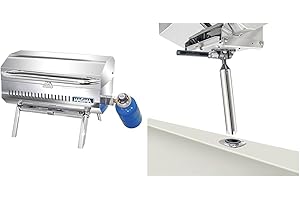 Magma Gas Grill with Rod Holder and Table Mount