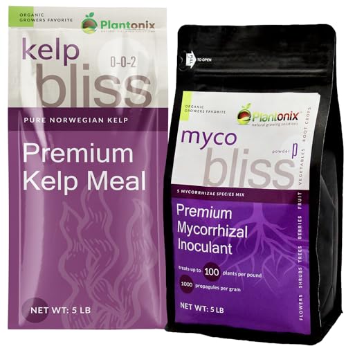 Myco Bliss Powder + Kelp Bliss Fertilizante Natural para Plantas