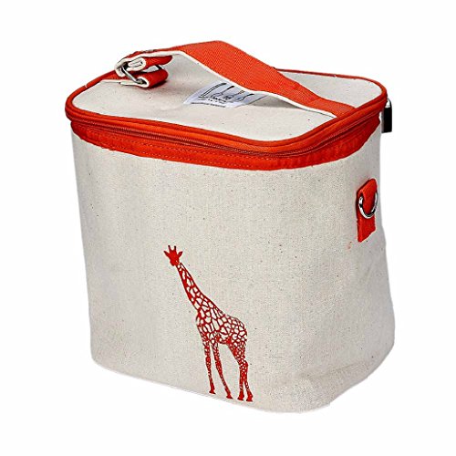 Tongshi® Pur coton imprimé glace isolation sac peut assumer Hand Carry (Rouge)