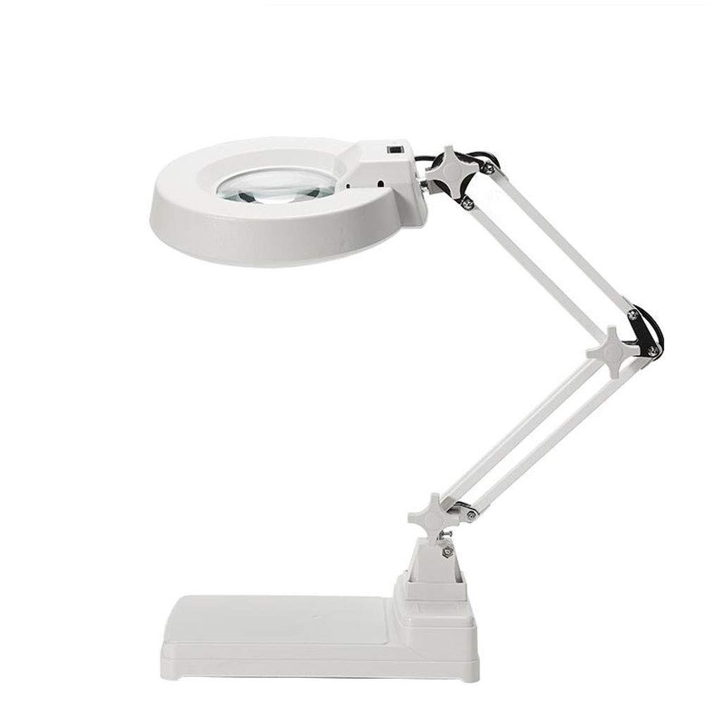 Lente d'Ingrandimento Grande Obiettivo Zoom 5X 10x Nuova Lente d'Ingrandimento Portatile Leggera da 80 mm, Lente per Leggere Hobby Giornali Mappe Monete Artigianato a Maglia
