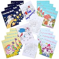 Unicorn Coloring Books - 20 Pack - Kids Princess Party Favors Boys & Girls, Educational Art Gifts, and Creative Learning Tools for Kids Ages 3-8 - 5 x 7 Inch