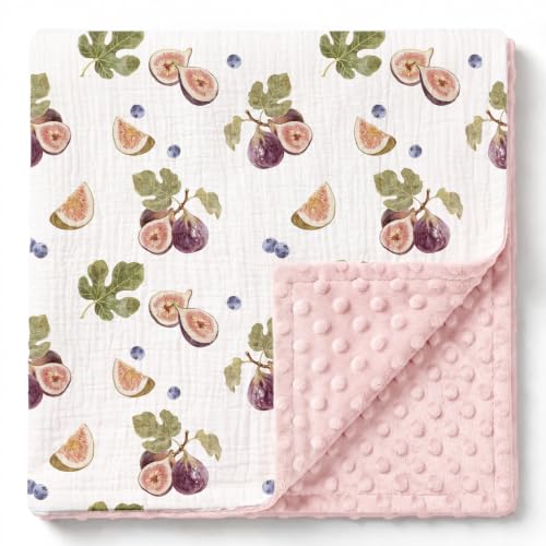 Image of GLLQUEN BABY Muslin Baby Blankets for Boys & Girls, 2-Layer Toddler Blanket
