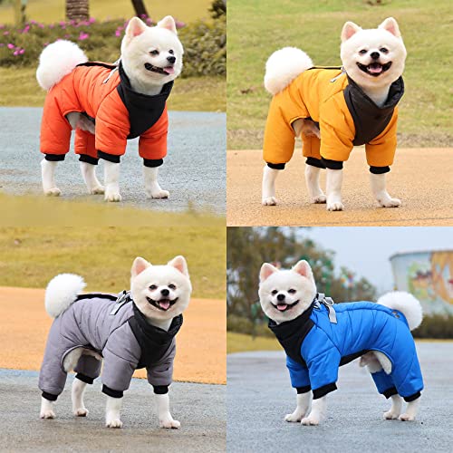 Ropa para perro reflectante e impermeable con chaqueta protectora de invierno Nucelit 3