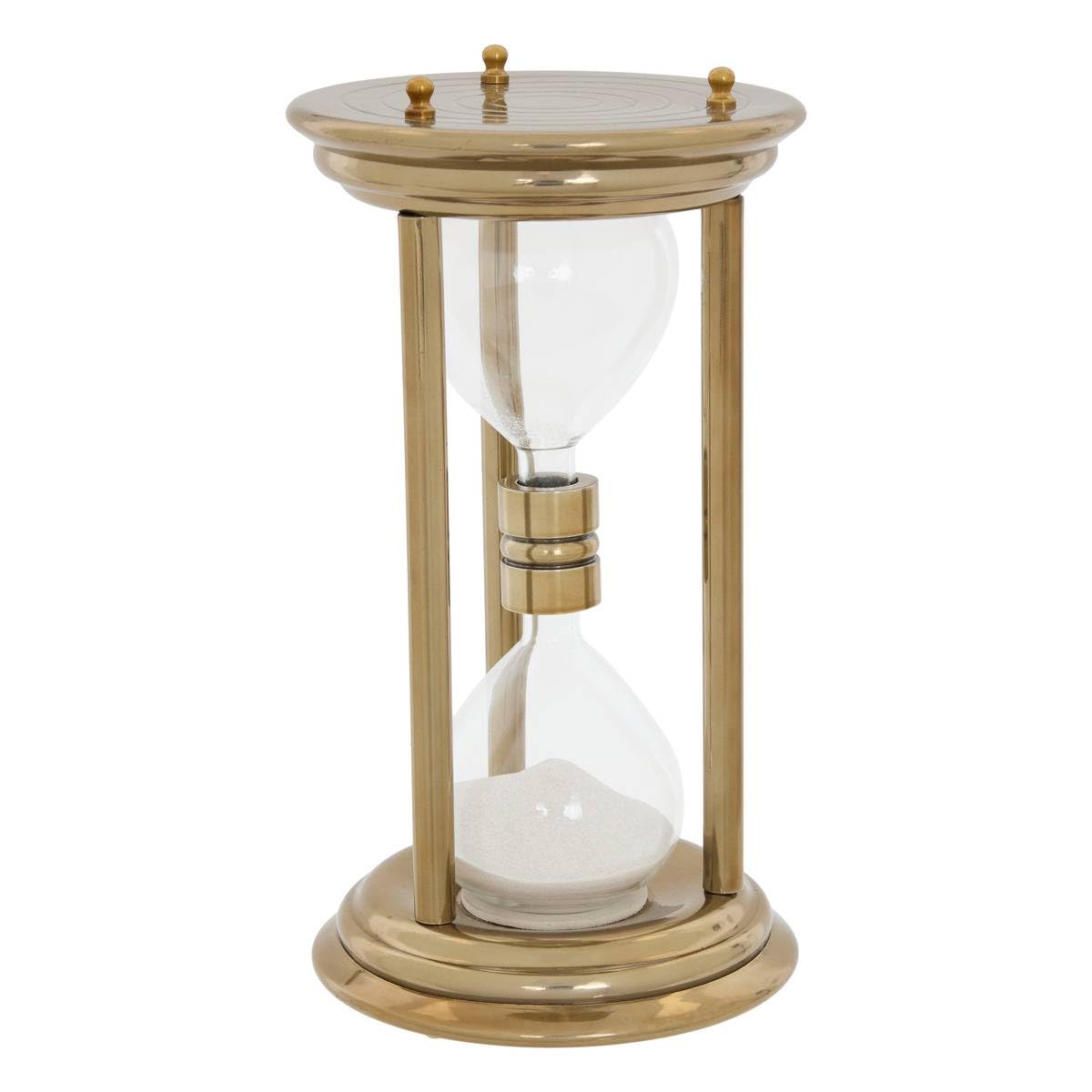 Atmosphera - Sablier Gaya h.30cm doré