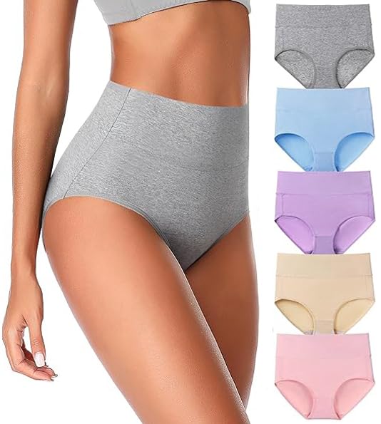 Panty for Women |Panties for Girl | Women’s Cotton High-Waist Panties – Full Coverage, Breathable & Stretchable Hipster Briefs (Pack of 5)-image-43