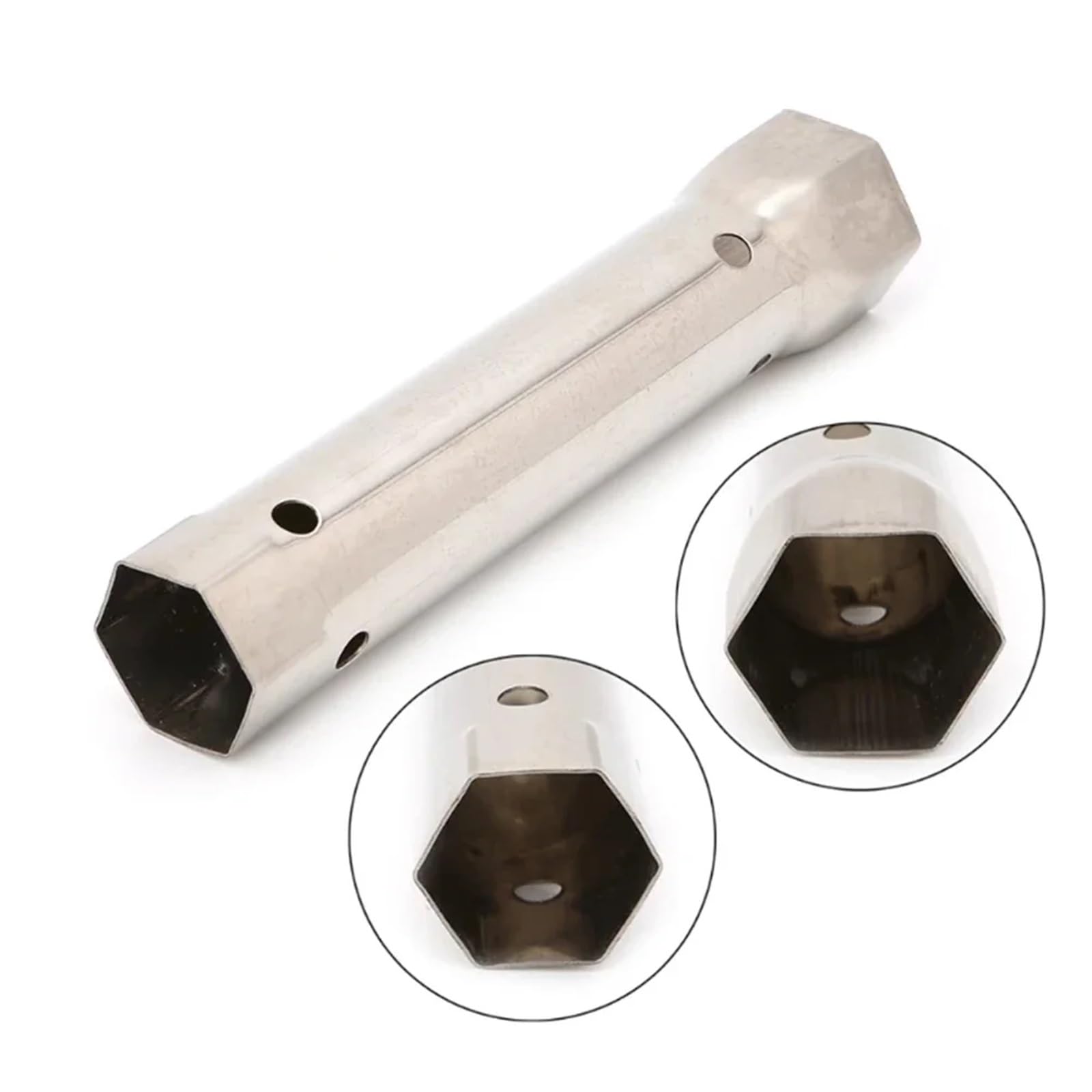 Clé à robinet monobloc Lot de 2 clés à robinet, clé à tube, anneau de plomberie, douille hexagonale, cliquet dynamométrique, outils d'entretien 34/40 mm