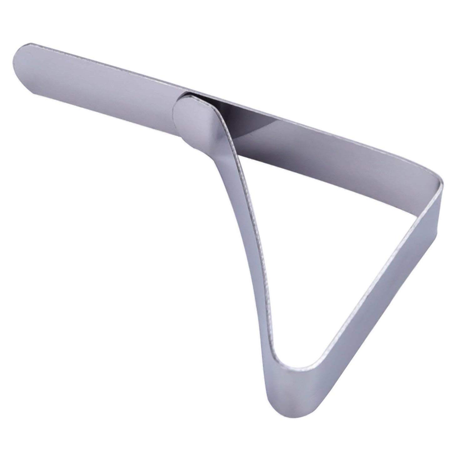 Trimming Shop Tablecloth Clips 12 Pack Stainless Steel Table Cover Clamps Multipurpose Table Cloth Clamps for Indoor & Outdoor Cloth Holders for Picnic Party Wedding BBQ Dinners Kitchen & Restaurant - Image 2