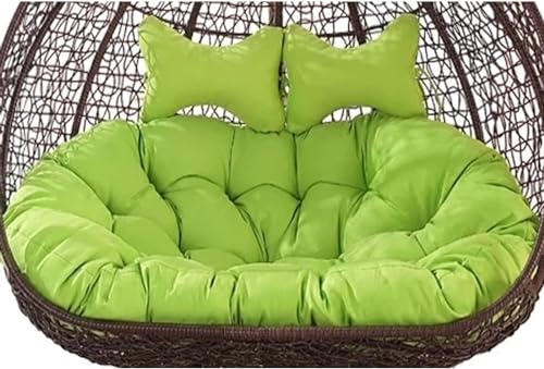 Poszewka na poduszkę na krzesło wiszące, wodoodporna, gruba poduszka zastępcza dla 2 osób, zdejmowana i wygodna poszewka na poduszkę na zewnątrz na patio