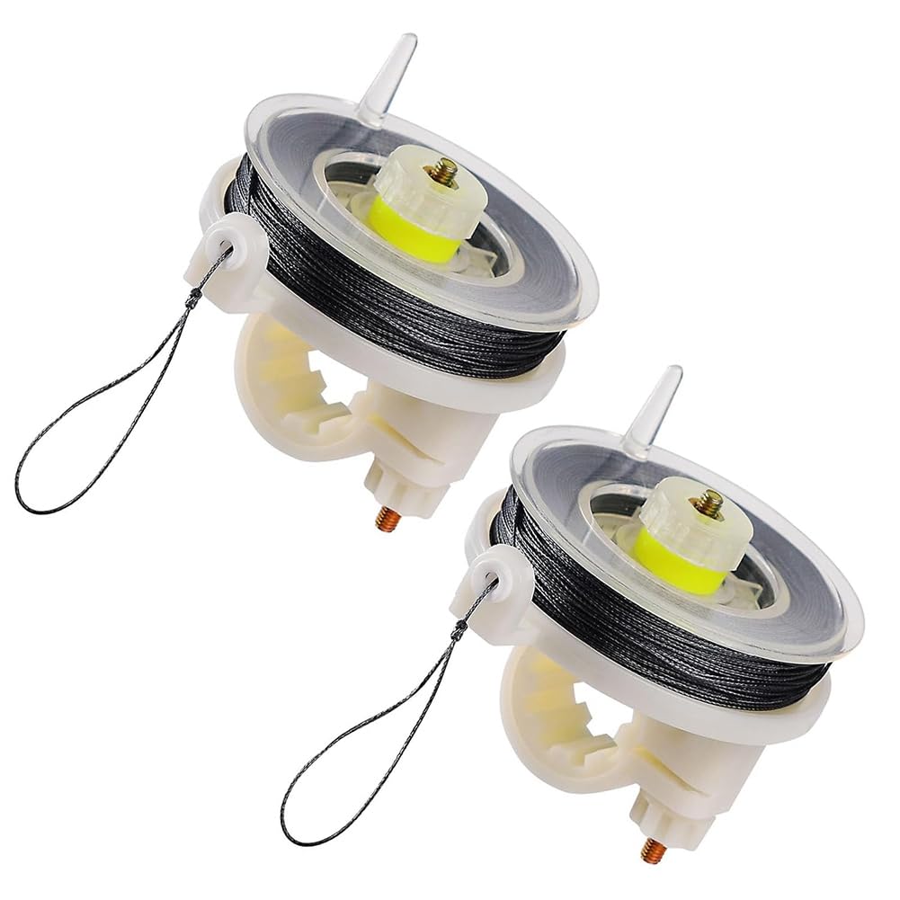 Tiudium 2 Pcs 12 Gauge Trip Wire on Reel (85ft), Trip Wire Alarm, As Shown, 2PCS
