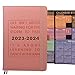 Produktbild Kalender 2023 2024, Tagesplaner von Juli 2023 bis June 2024,Terminplaner 2023-2024, A5 Planner Tageskalender mit Innentasche, Akademisches Tagebuch 2023 2024,14,5 x 21,5 cm (Rosa)