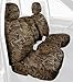 Covercraft Custom-Fit Front Bench SeatSaver Seat Covers - Polyester Fabric, Flooded Timber