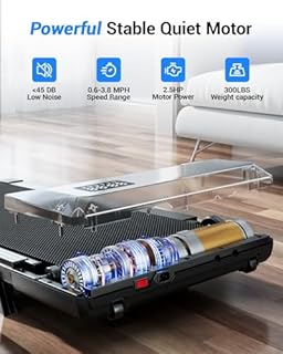 Superun Walking Pad,6% Manual Incline Walking Pad Treadmill,Under Desk Treadmill for Home Office, with App & Remote,2.5HP Quiet,LED Display,300 lbs Capacity