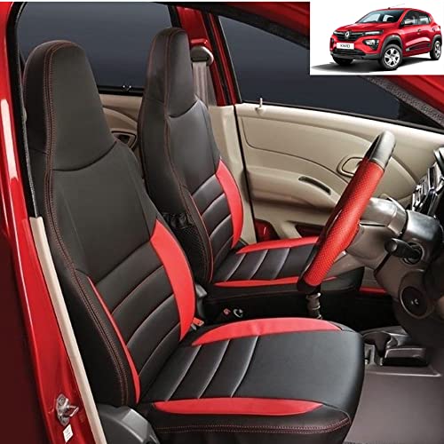 Autosafe Napa Leather Car seat Cover for Renault Kwid Front & Back Seat