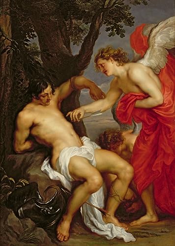 Affiche décoration murale et peinture classique : l'image murale sur toile Van Dyck 60x90cm