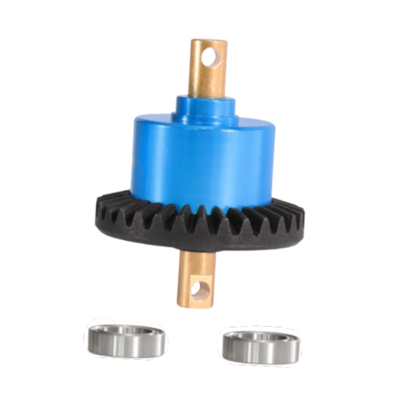 Garende Center Diff RC Car Differential Gear 30T Metal for 14210 14209 RC Cars Part Accessories Upgrade 1:14 Sturdy Rear Differential, Blue