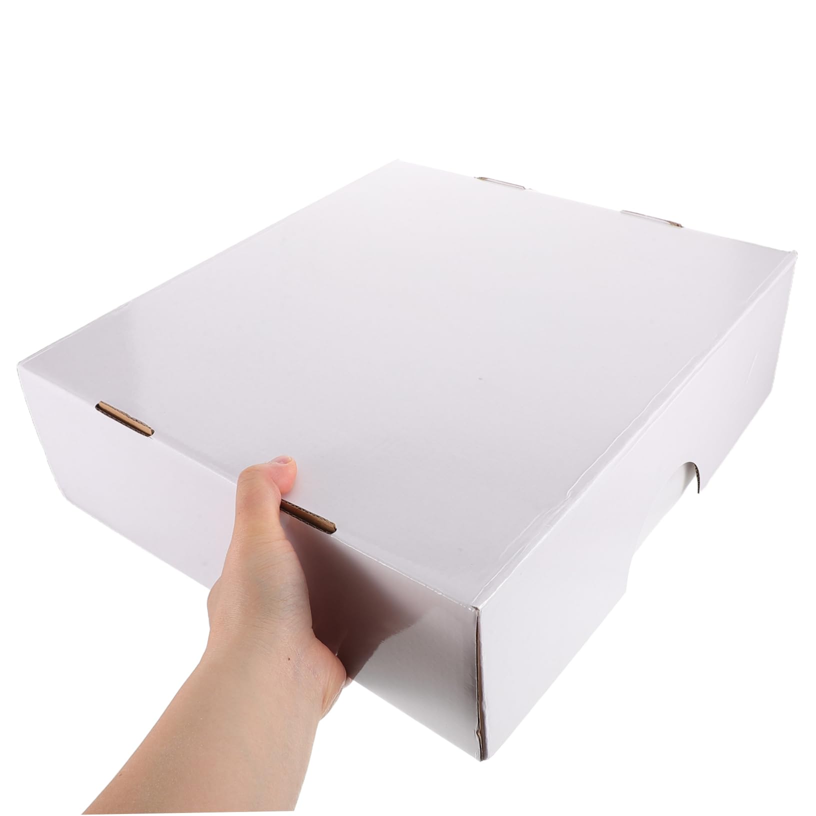 Toyvian Scatola Portacarte Collezionabili Pieghevole in Carta Bianco, Card Box con Divisori e Scomparti Multipli, per Organizzare Carte da Gioco, Salvaspazio