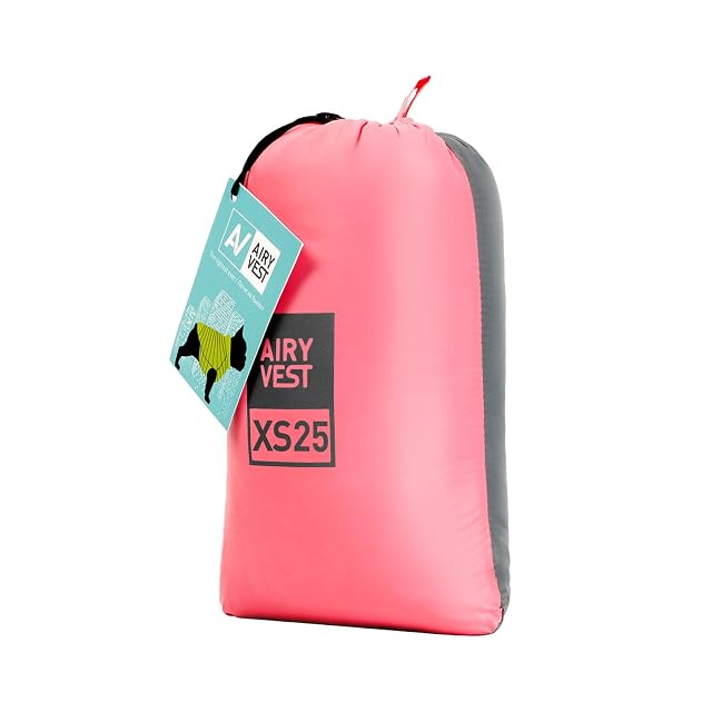 Foto 4 de 4 de AiryVest Chaqueta para perros con bolsillo, reversible, impermeable, ropa para perros, abrigo para perros