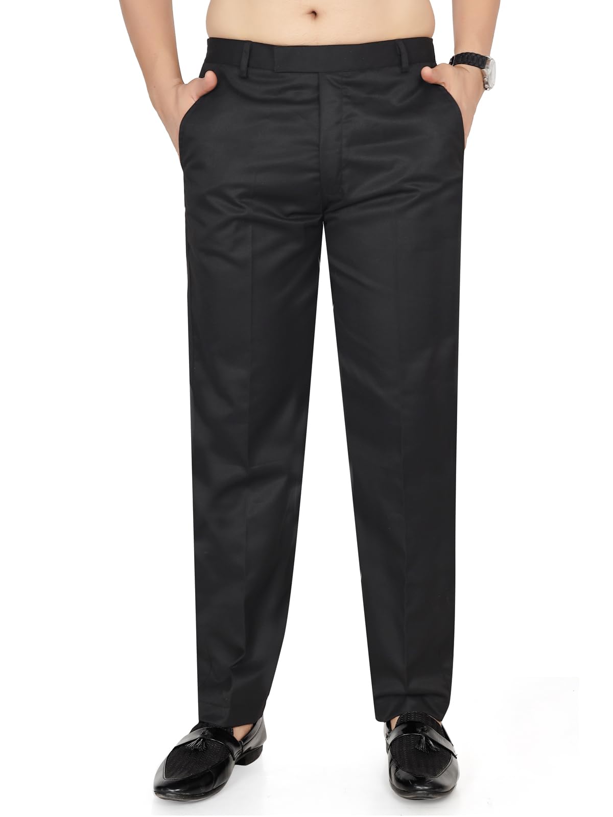 abc garments Back Elastic Pants Chef for Men's Usage: Cooking Schools, Restaurant, Catering Business, Hotel, Food Handling or Production Kitchen, Banquet, Catering Business, etc (Black)-picture-24