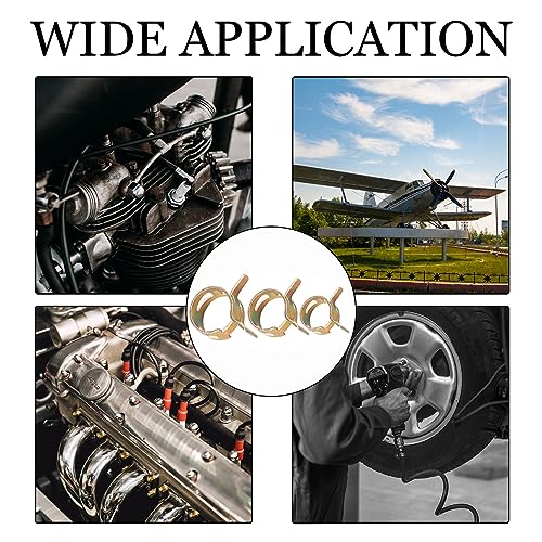 160Pcs Spring Band Type Action Fuel/Silicone Vacuum Hose Pipe Clamp 6-17Mm Low Pressure Air Clip Clamp Assortment Kit (6Mm 7Mm 9Mm 10Mm 11Mm 14Mm 16Mm 17Mm) #TOP6