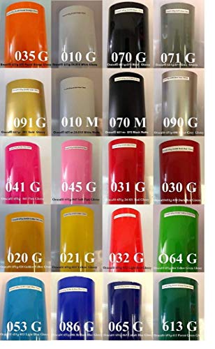 Adhesive Backed Vinyl Sheets Oracal 651 - Size 12