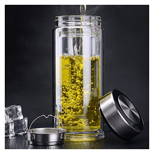 Bai Shi Wu Lekvrije Thee Fles Met Filters Rvs Dubbelwandige Draagbare Drink Citroen Water Cup Container for CarTravel (Capacity : 800ML) - Image 8